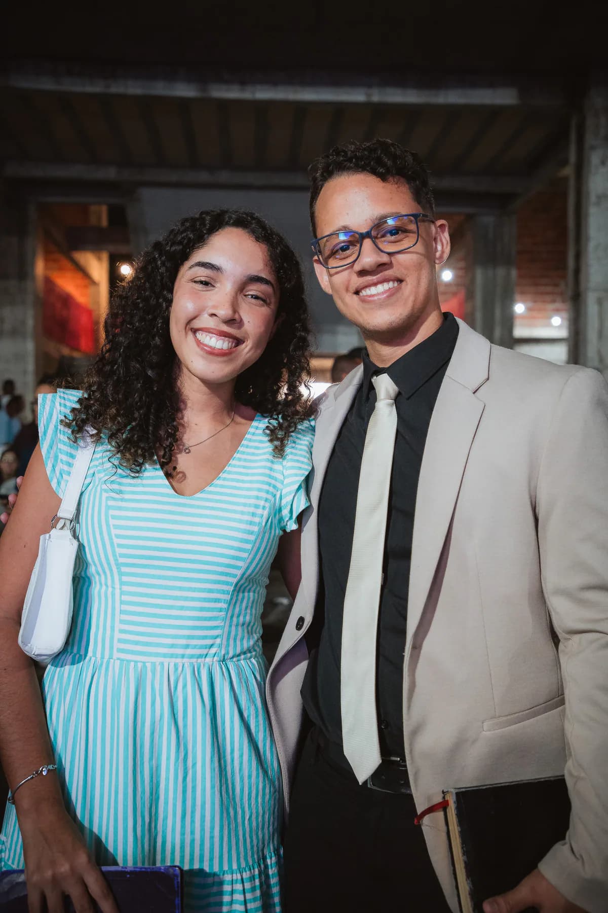 Albert e Ana Rute juntos em uma celebração
